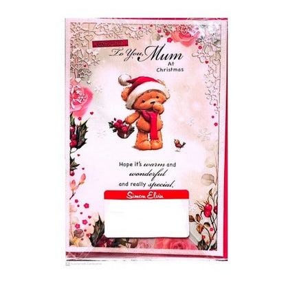 Front - Simon Elvin To You Mum Christmas Card (Pack of 6)