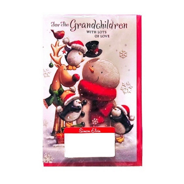 Front - Simon Elvin For The Grandchildren Christmas Card (Pack of 6)