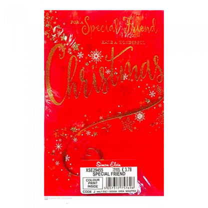 Front - Simon Elvin Have A Wonderful Christmas Greetings Card (Pack of 6)