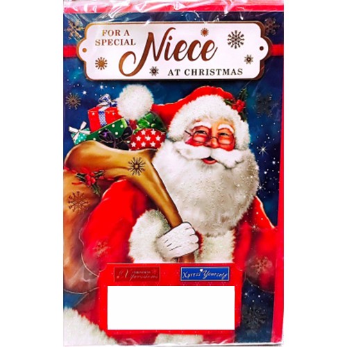 Front - Simon Elvin For A Special Niece Christmas Card (Pack of 6)