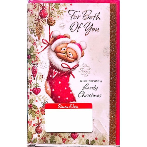 Front - Simon Elvin For Both Of You Wishing You A Lovely Christmas Card (Pack of 6)