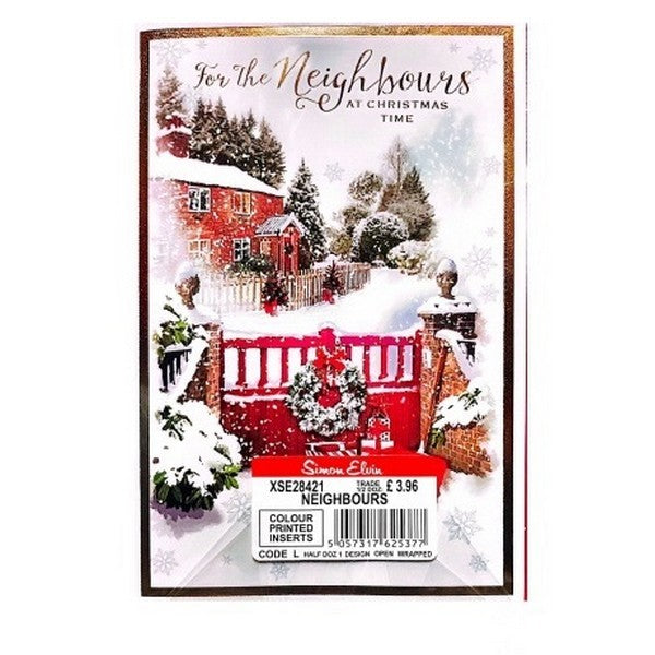 Front - Simon Elvin For You Neighbours Christmas Card (Pack of 6)