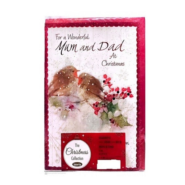 Front - Simon Elvin For A wonderful Mum And Dad Christmas Card