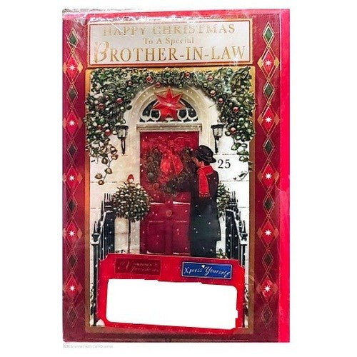 Front - Simon Elvin To A Special Brother In Law Christmas Card (Pack of 6)