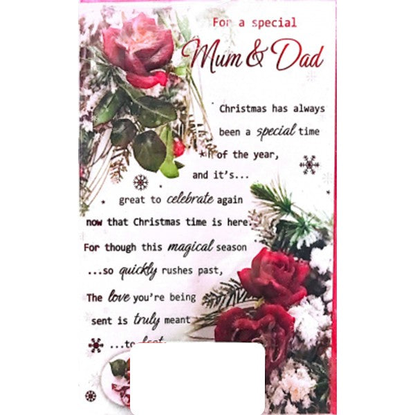 Front - Simon Elvin For A Special Mum And Dad Christmas Card (Pack of 6)