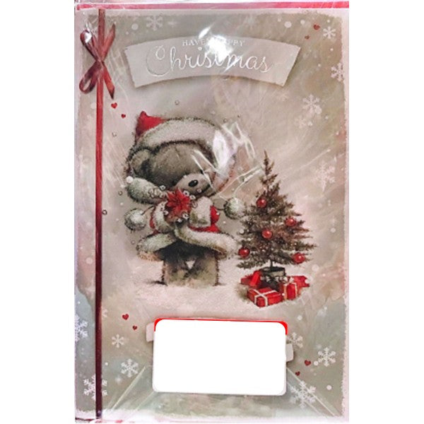 Red-Grey - Front - Simon Elvin Have Happy Christmas Card (Pack of 6)