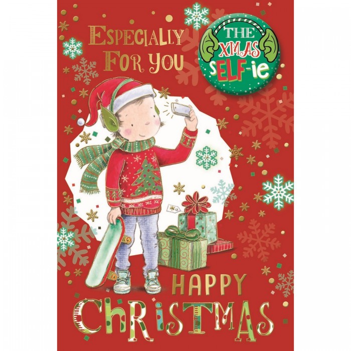Front - Simon Elvin Especially For You Christmas Card (Pack of 6)