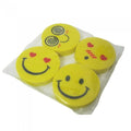 Front - Henbrandt Smiley Eraser (Pack of 4)
