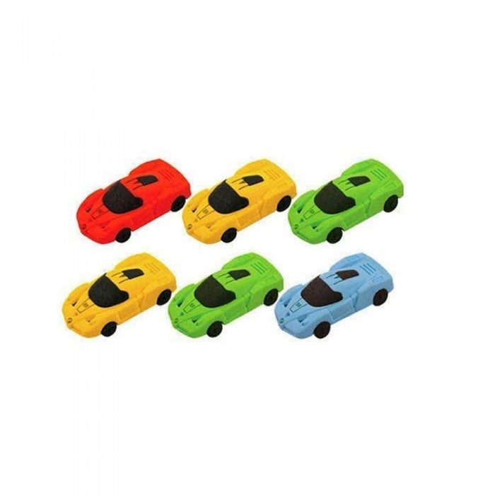 Front - Henbrandt Racing Cars Rubber Erasers (Pack of 6)