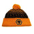 Front - Wolves Bobble Knitted Cuffed Beanie