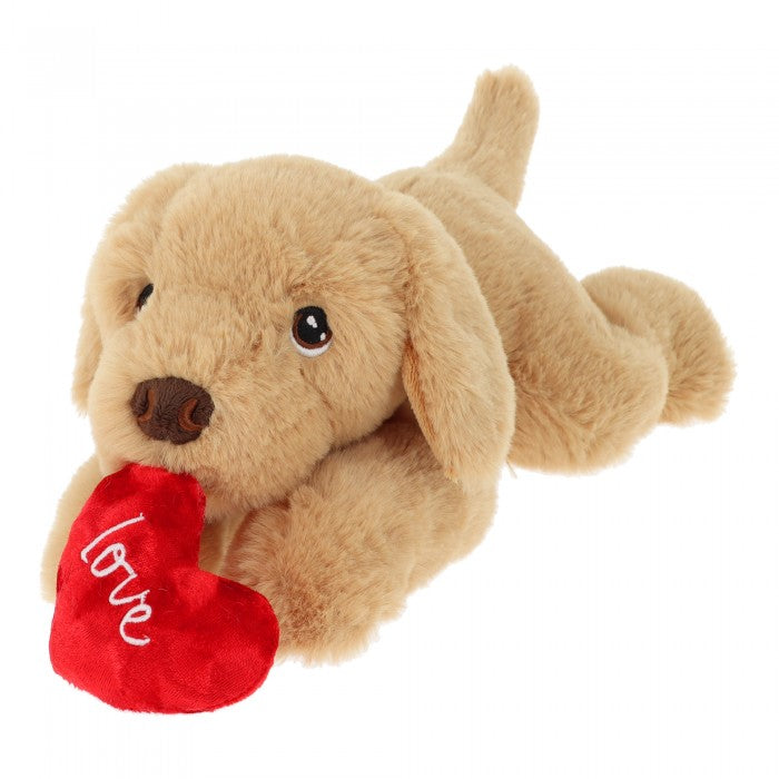 Front - Keeleco Labrador Valentine`s Day Plush Toy