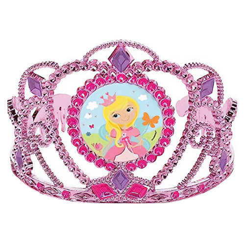 Front - Amscan Woodland Princess Patterned Tiara