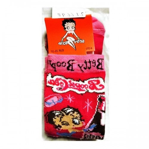 Red - Back - Betty Boop Womens-Ladies Socks