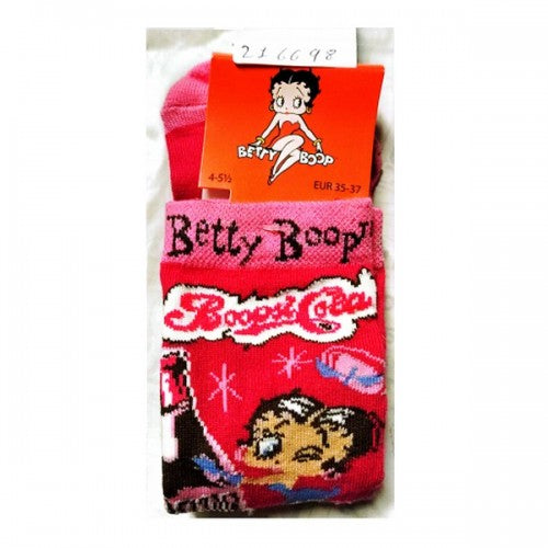 Red - Front - Betty Boop Womens-Ladies Socks