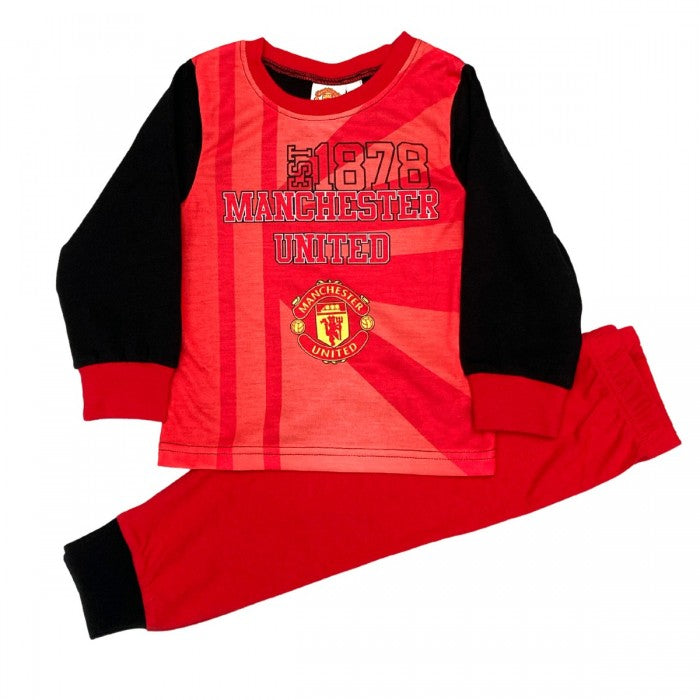 Front - Manchester United FC Boys Pyjama Set