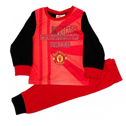 Front - Manchester United FC Boys Pyjama Set