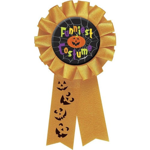 Front - Unique Party Rosette Halloween Award Ribbon