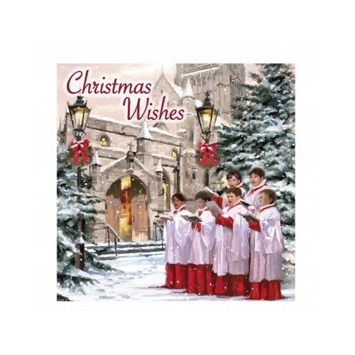 Multicoloured - Front - Eurowrap Choir Christmas Card (Pack of 24)