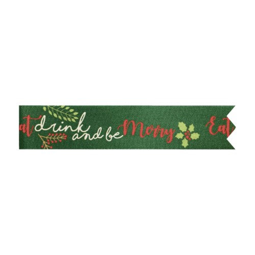 Front - Anniversary House Eat Drink And Be Merry Christmas Cake Frills