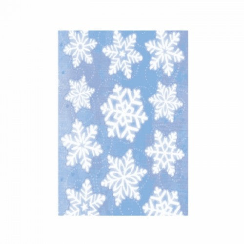 Front - Amscan Vinyl Snowflake Christmas Window Decoration (Pack of 10)