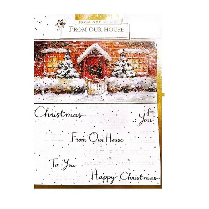Front - Ling Design From Our House Christmas Card