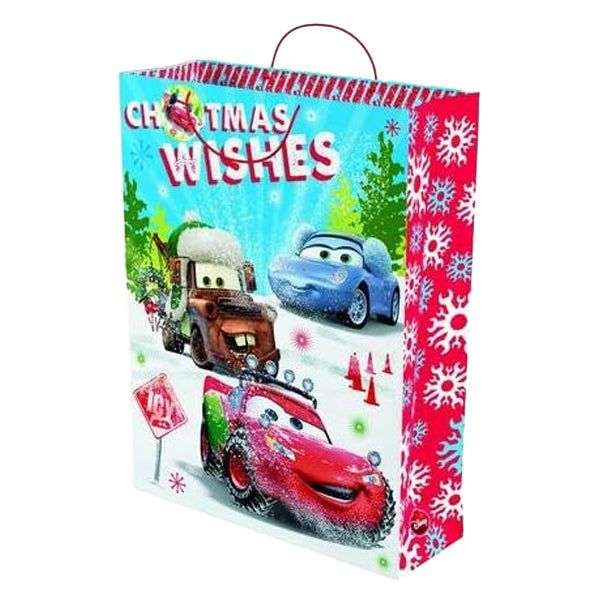 Front - Cars Giant Christmas Gift Bag