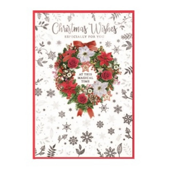 Front - Simon Elvin At This Magical Time Christmas Greetings Card (Pack of 6)