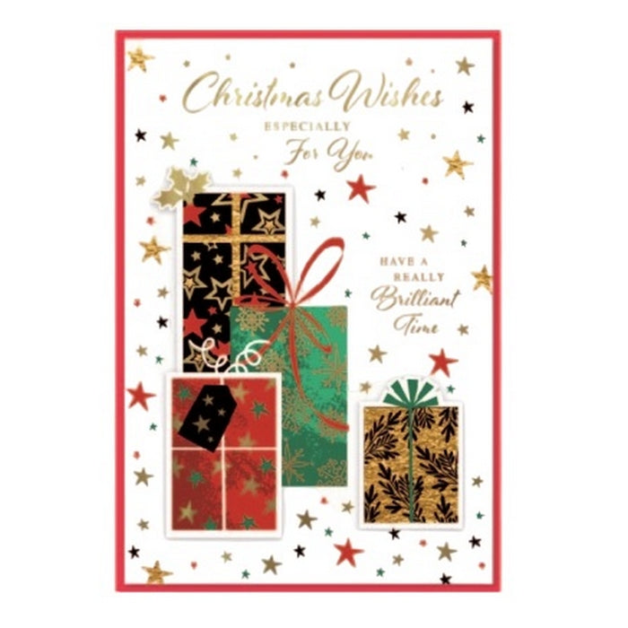 Front - Simon Elvin Have A Really Brilliant Time Christmas Greetings Card (Pack of 6)