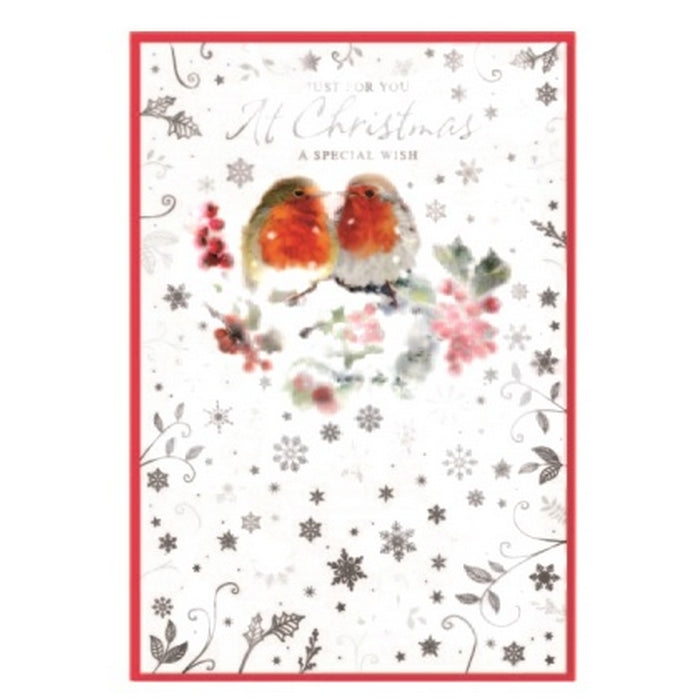 Front - Simon Elvin At Christmas A Special Wish Greetings Card (Pack of 6)