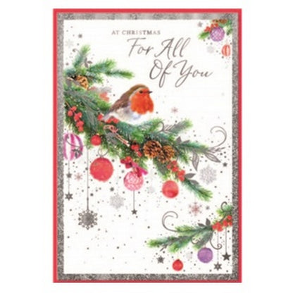 Front - Simon Elvin At Christmas For All Of You Greetings Card (Pack of 6)