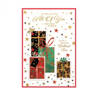 Front - Simon Elvin Especially For All Of You A Christmas Greetings Card (Pack of 6)