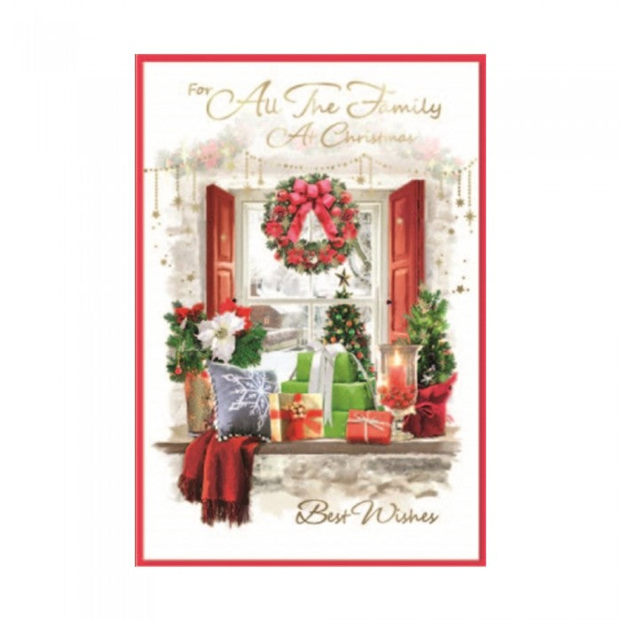 Front - Simon Elvin For All The Family At Christmas Greetings Card (Pack of 6)