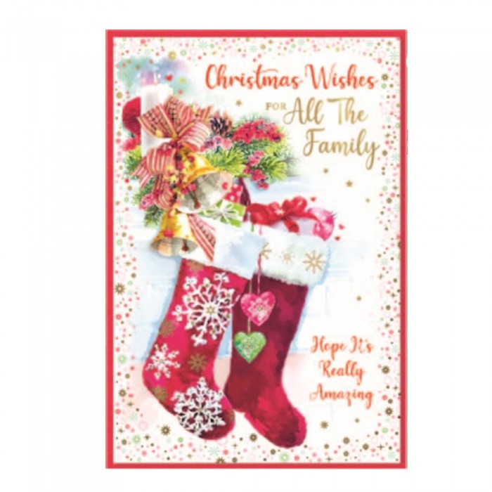 Front - Simon Elvin Hope It´s Really Amazing Christmas Greetings Card (Pack of 6)