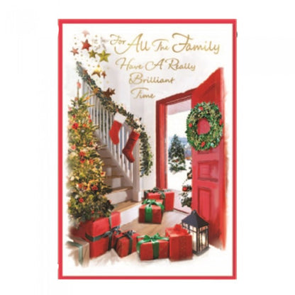 Front - Simon Elvin For All The Family Have A Really Brilliant Time Greetings Card (Pack of 6)