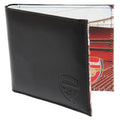 Front - Arsenal FC Mens Official Football Stadium Leather Wallet