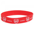 Front - Arsenal FC Official Single Rubber Football Crest Wristband