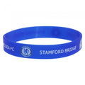 Front - Chelsea FC Official Single Rubber Football Crest Wristband
