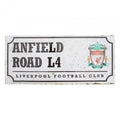 Front - Liverpool FC Official Retro Football Crest Street Sign