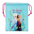 Front - Frozen Childrens/Girls Official My Sister My Hero Drawstring Lunch Bag