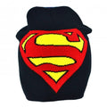 Front - Superman Childrens/Boys Official Logo Roll Down Beanie Hat