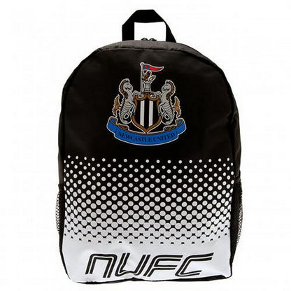 Front - Newcastle United FC Official Fade Football Crest Backpack/Rucksack