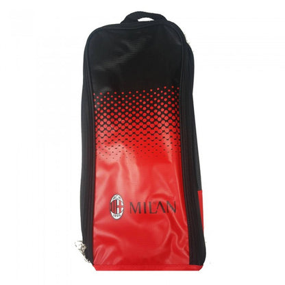 Front - AC Milan Official Fade Football Crest Shoe/Boot Bag