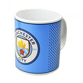 Front - Manchester City FC Official Fade Ceramic Football Crest Mug