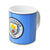 Front - Manchester City FC Official Fade Ceramic Football Crest Mug