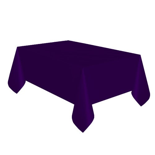 Front - Unique Party Reusable Rectangular Plastic Tablecover (19 Colours)