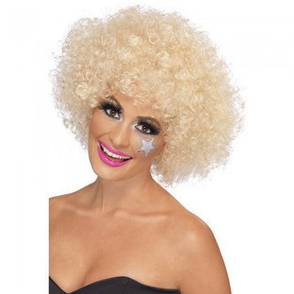 Front - Smiffys 70s Funky Fancy Dress Afro Wig