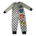 Front - Harry Potter Boys Hogwarts Crest Sleepsuit