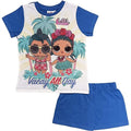 Front - LOL Surprise Girls Vacay All Day Logo Short Pyjama Set