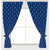 Front - Tottenham Hotspur FC Repeat Crest Curtains