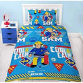 Front - Fireman Sam Reversible Single Duvet Set
